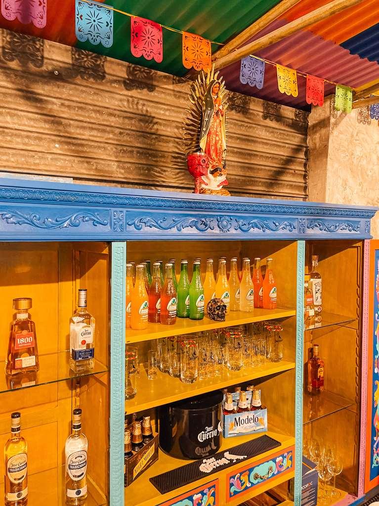 Palacio De Aviles Affiliated By Melia Étterem fotó A selection of bottled Jarritos at a restaurant in San Francisco, California